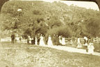 Photograph of a Māori wedding, Akaroa. 